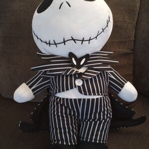 Disney Nightmare Before Christmas Jack Skellington Jumbo Backpack /Plush Toy.